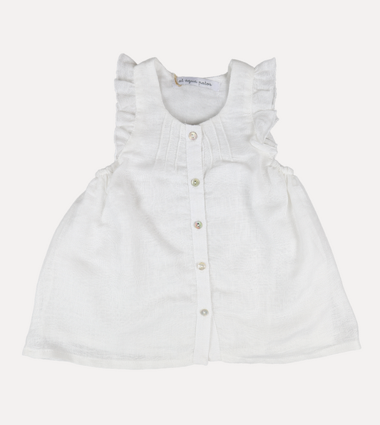 BLUSA MILAN LINO CRUDO