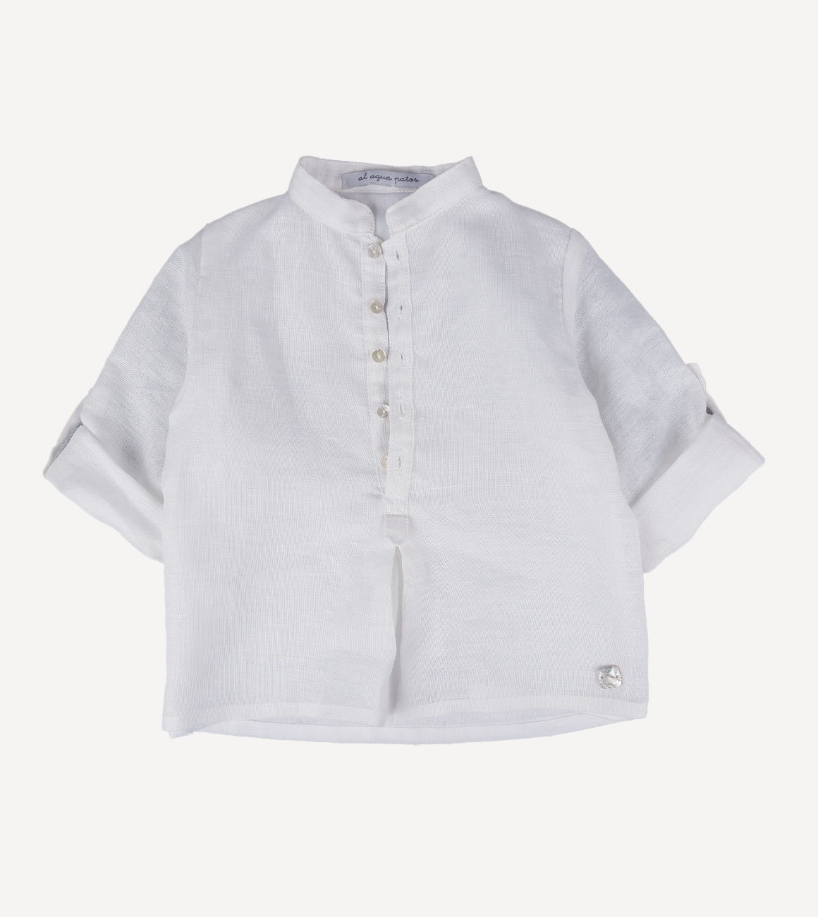 CAMISA MAO M/L LINO CRUDO