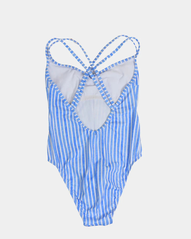 TRAJE DE BAÑO MAMÁ RAYAS