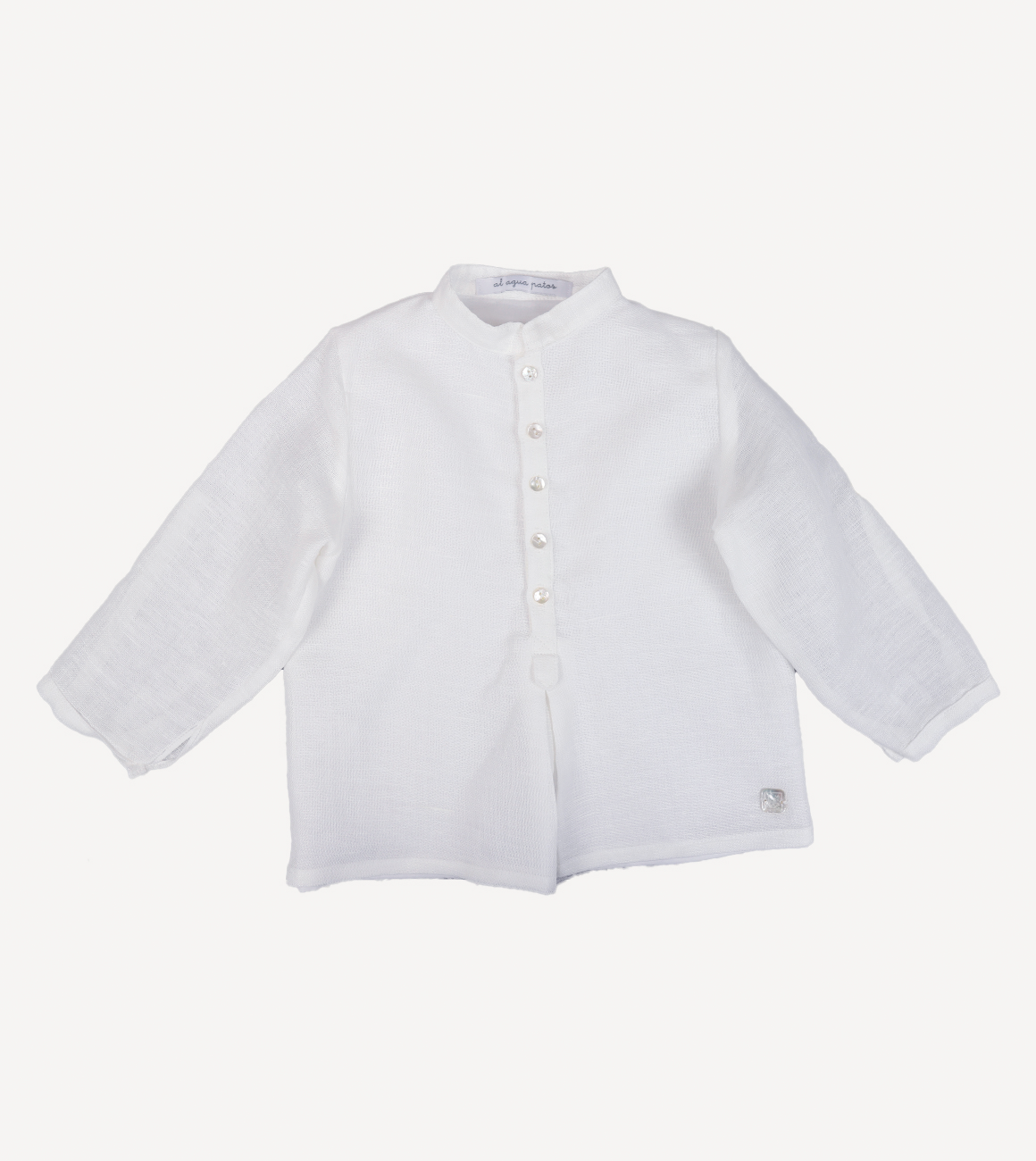 CAMISA MAO M/L LINO CRUDO