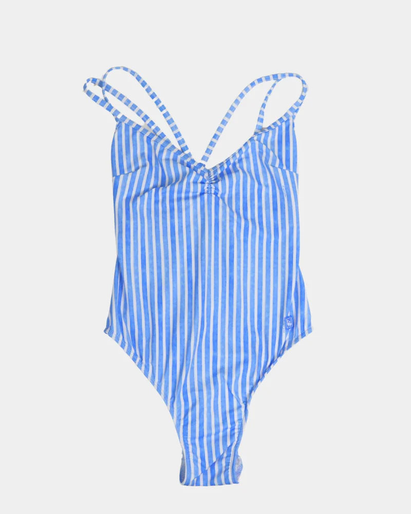 TRAJE DE BAÑO MAMÁ RAYAS