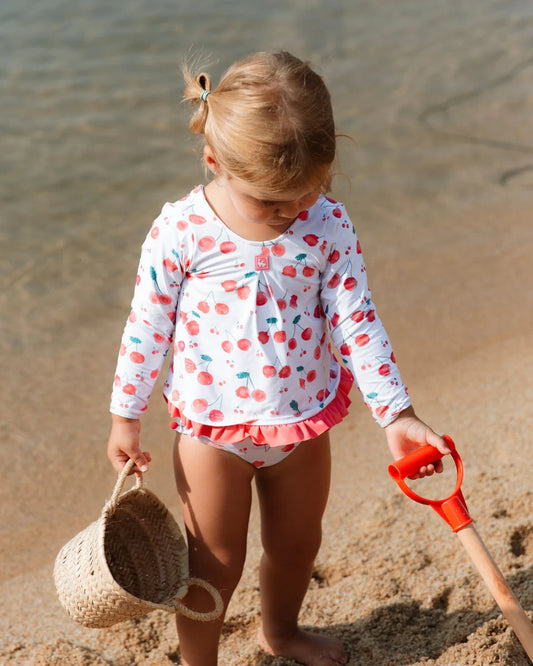 CAMISETA NIÑA M/L CEREZAS