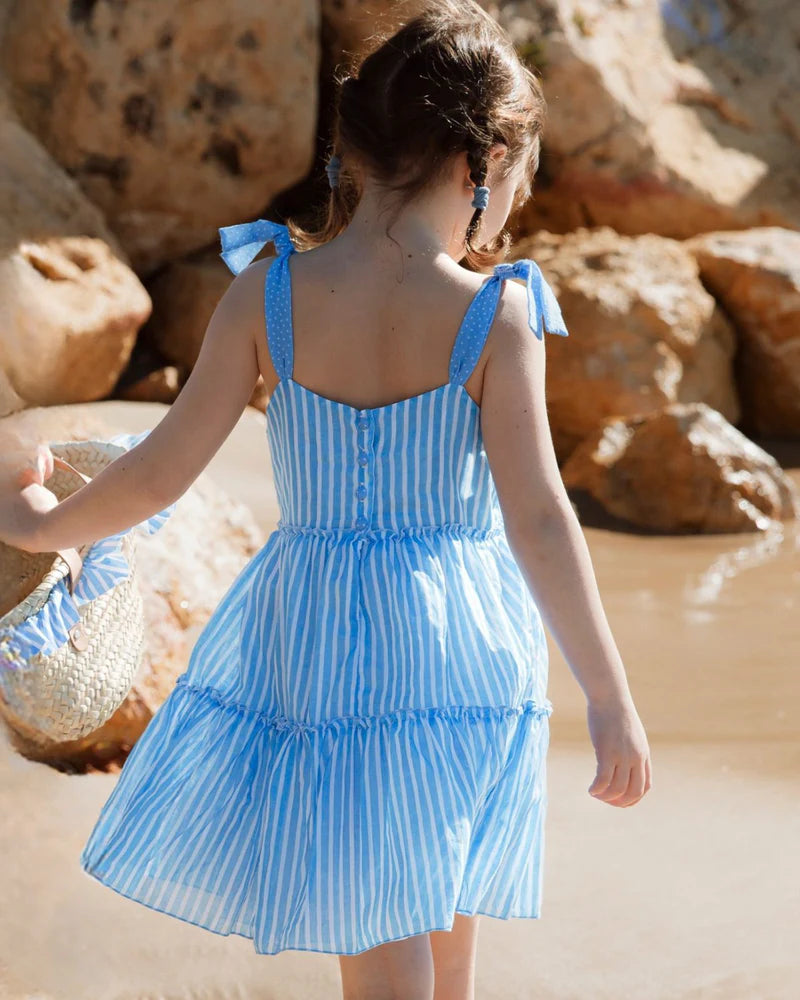 VESTIDO VOILE RAYAS