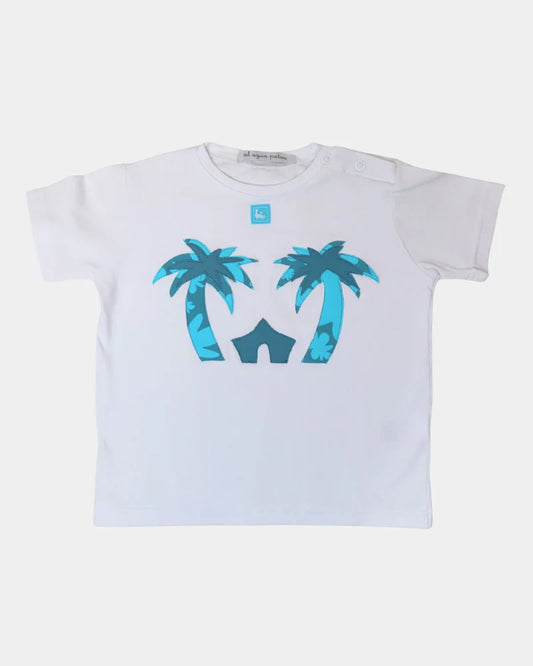 CAMISETA NIÑO HIBISCUS