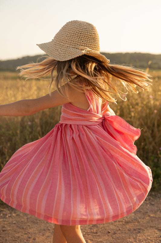 VESTIDO TELA MADRAS