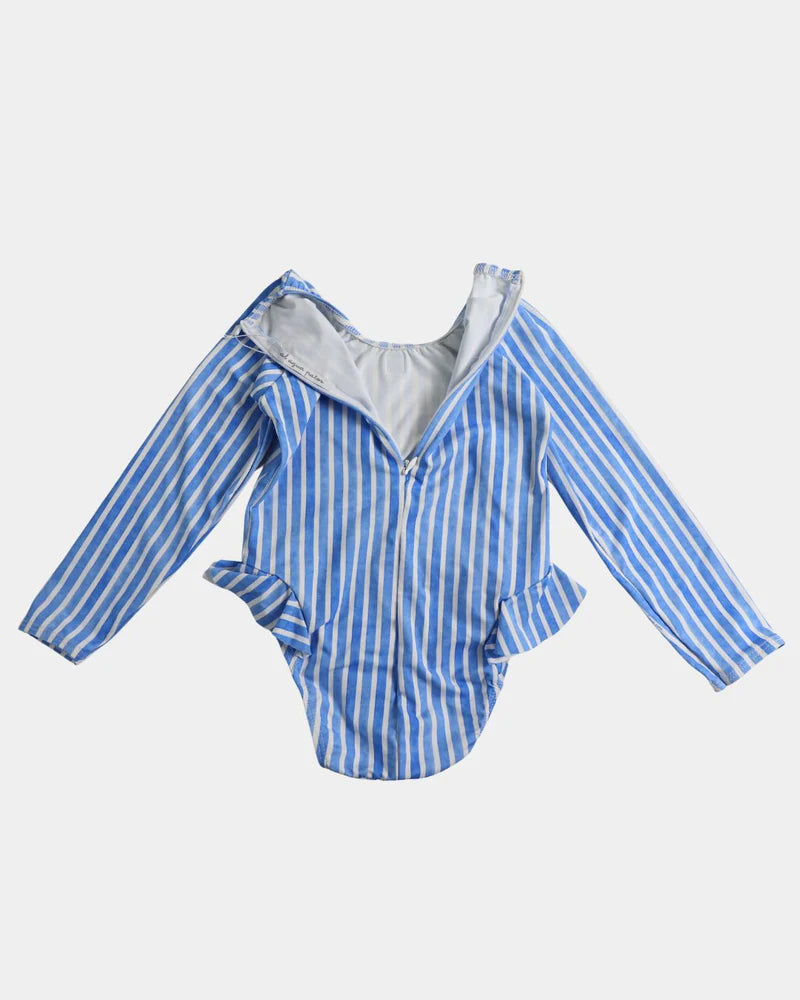 TRAJE DE BAÑO LYCRA RAYAS M/L