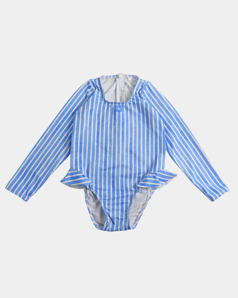 TRAJE DE BAÑO LYCRA RAYAS M/L
